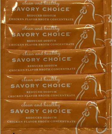 Savory Choice Chicken Broth Concentrate 5.1oz (Pack of 2) - Rich Flavour Boost - Buy Online on GoSupps.com