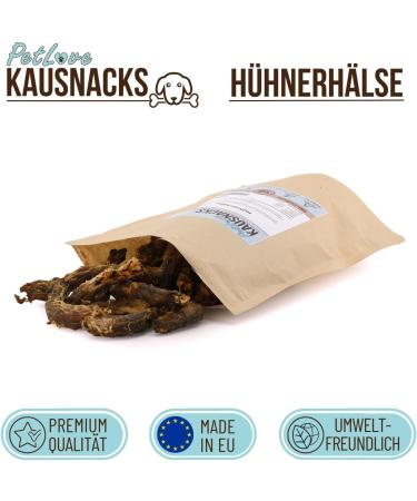 Petlove Chicken Necks for Dogs & Cats - 100% Meat 300g Dried Poultry Snack Healthy BARF Treat - Buy Online on GoSupps.com