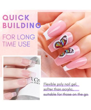 Makartt Poly Nail Extension Gel: Nail Thickening Acrylic Extension - Starter Polish Pink & Cheeky - Buy Online on GoSupps.com