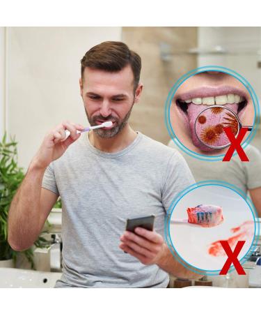 4-Piece Micro Nano Toothbrush Set - Extra Soft Bristle Manual Toothbrush for Sensitive Gums | 20 000 Bristles for Adults & Children - Buy Online on GoSupps.com
