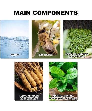 Men's Therm Bee Venom Gel & Oil for Gynecomastia - 15ml Best-Selling Skin Elasticity Enhancer - 2024 Edition - Buy Online on GoSupps.com