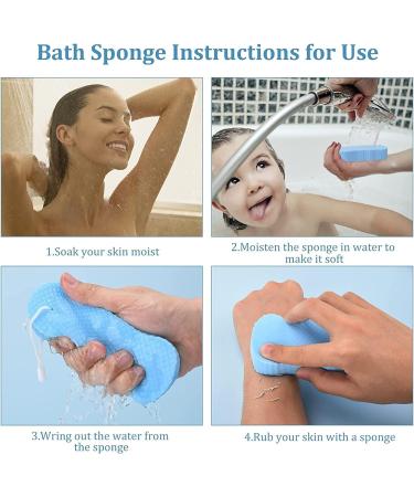 Super Peeler Exfoliating Bath Sponge - Remove Calluses & Dead Skin - Body Scrub for Adults & Children (Mixed Color) - Buy Online on GoSupps.com