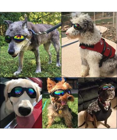 2Pcs Stylish Pet Glasses - Dog Sunglasses for UV Protection & Windproof Eyewear - Buy Online on GoSupps.com