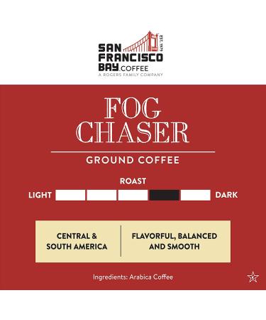 San Francisco Bay Coffee Fog Chaser 28oz Ground Medium Dark Roast - Buy Online on GoSupps.com