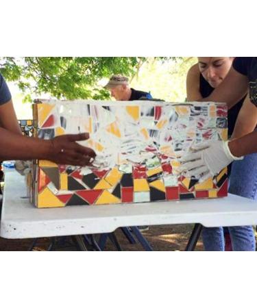 Pocoukate Stained Glass Sheets 8 pcs Variety Kit - 4 x 6 inch Large Cathedral Glass Mosaic Tiles for Crafts - Stained Glass Supplies (Black & White Series) - Buy Online on GoSupps.com