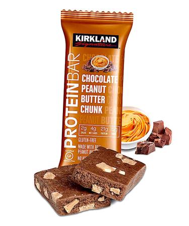 KIRKLAND SIGNATURE Protein Bars Chocolate Peanut Butter Chunk 2.12 oz, 20-count