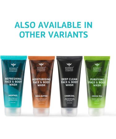 Bombay Shaving Company Activated Charcoal Face & Body Wash for removing dirt and impuritities with Anti-Pollution Effect - 200 ml - Buy Online on GoSupps.com