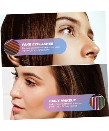 minkissy 1 Box Grafting False Eyelashes Lash Extensions Colored False Eyelash Fake Eyelash Fake Lash Volume False Eyelash Fiber Colored Abundance - Buy Online on GoSupps.com
