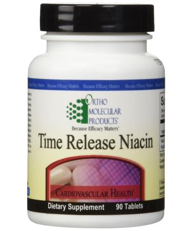 Ortho Molecular - Time Release Niacin - 90 Tablets