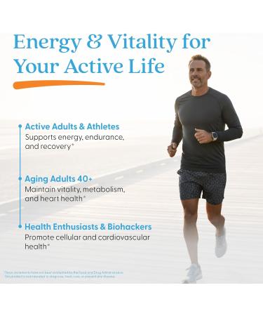 Doctor's Best NMN + CoQ10 Supplement for Women & Men - Supports NAD+ Production & Cellular Energy Beta Nicotinamide Mononucleotide 150 mg & Coenzyme Q10 50 mg per Capsule Vegan Non GMO- 60 Veg Caps - Buy Online on GoSupps.com