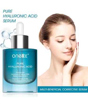 Hyaluronic Acid Serum for Face with Retinol Vitamin C & B5 Hydrating Face Serum for Dry Skin Plump and Moisture Anti-Aging Facial Serums Reduces Wrinkles Firming Serum for Woman Day Night 30ML - Buy Online on GoSupps.com