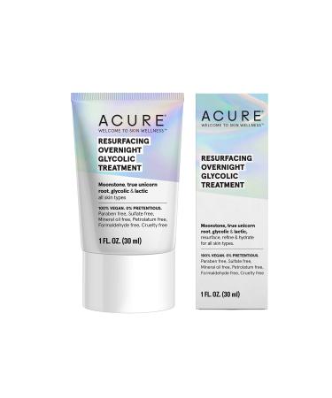 Acure Resurfacing Overnight Glycolic Treatment 1 fl oz (30 ml)