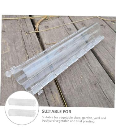 Mipcase 2pcs Fruit Shaping Mold Garden Fruit Shaping Tools Watermelon Growing Molds Cucumber Shaping Mold Cucumber Grow Mold Clear Fruit Omatome Veggie Planta Plastic Accessories Vegetable 21x4cm Transparent Color - Buy Online on GoSupps.com