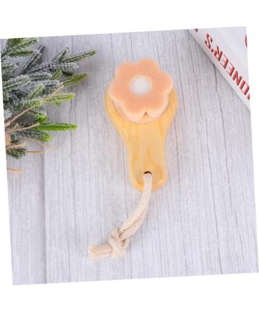 FRCOLOR 1pc Face Cleaning Brush Facial Exfoliating Brush Facial Scrubber Brush Facial Cleansing Brush Manual Soft Bristle Face Brush Face Scrub Brush Handheld Wooden Cleaning Pad - Buy Online on GoSupps.com