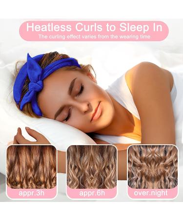 Heatless Curling Rod Headband - Upgraded 60 Soft Hair Curlers for Effortless Curls No Heat Sleep Hair Rollers (Dark Brown) - Buy Online on GoSupps.com