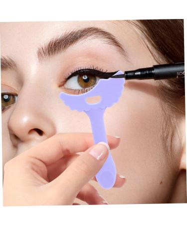 Eyeliner Stencils Soft Silicone Eyeshadow Stencil Eyeliner Applicator Tool with Tail Scoop Multifunctional Eyeliner Tool Mascara Shield Eyeshadow Applicators for Beginners 2Pcs - Buy Online on GoSupps.com