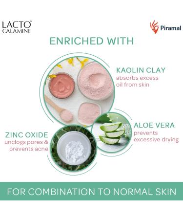 Lacto Calamine Daily Face Care Lotion - Oil Balance for Combination to Normal Skin - 120ml | International Shipping Available - Buy Online on GoSupps.com