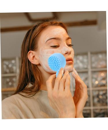 Bristles Face Cleaning Handheld Brush - Silicone Pore Facial Brush - 11.20x5.10x3.50CM - Perfect for All Skin Types - Shop Internationally - Buy Online on GoSupps.com