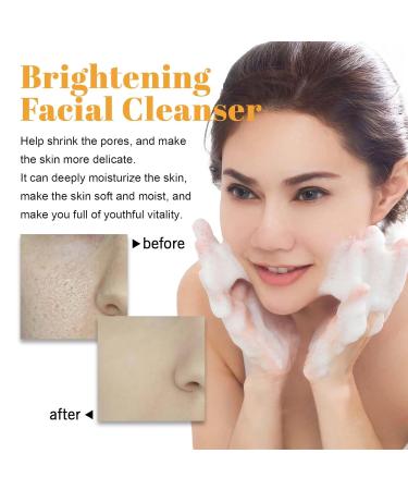 Turmeric Facial Cleanser & Foaming Wash for All Skin Types - 2 Pcs | International Shipping - Buy Online on GoSupps.com