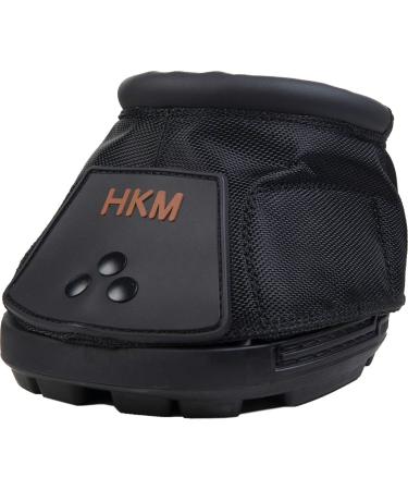 HKM hoof shoes for horses - horse cuisine horse shoe with non -slip shoe & soft upholstery - Extra shock absorbing & hard -wearing |Color: black size: 3 3 black