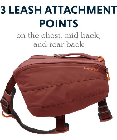 Ruffwear Hund Pack - Comfortable Red Clay Saddlebag for Large Dogs Perfect for Day Hikes | L/XL Size - Buy Online on GoSupps.com
