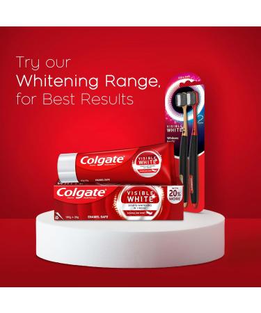 Colgate Visible White Dazzling White Toothpaste (1 Shade Whiter In 1 Week) with Sparkling Mint 100g - 1 Pack Buy Original Colgate Products Only E-Retails - Buy Online on GoSupps.com