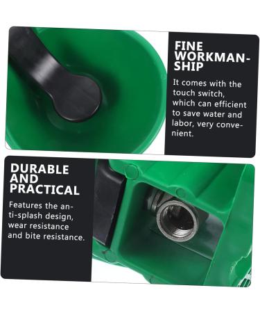 Ipetboom 1pc Cow Automatic Bowl Cattle Livestock Drinker Bowl Dog Small Dog Big Chicken Animal Iron 30x24cm Black - Buy Online on GoSupps.com