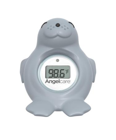 Angelcare Baby Bath & Room Thermometer - Happy Seal, Grey, BT-01-SEAL-US