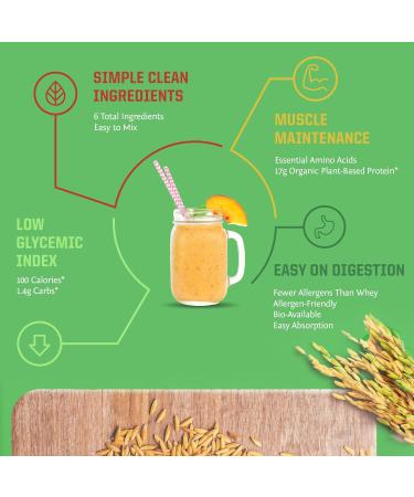  Sunwarrior Sunwarrior - Classic Raw Organic Plant-Based Vegan Rice Protein Powder Chocolate 750g - Buy Online on GoSupps.com