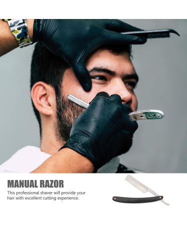 Solustrie Classic Vintage Foldable Razor - Premium Beard & Eyebrow Knife for Men | Manual Mustache & Beard Cutting Tool | Perfect for Home Barbers - Buy Online on GoSupps.com