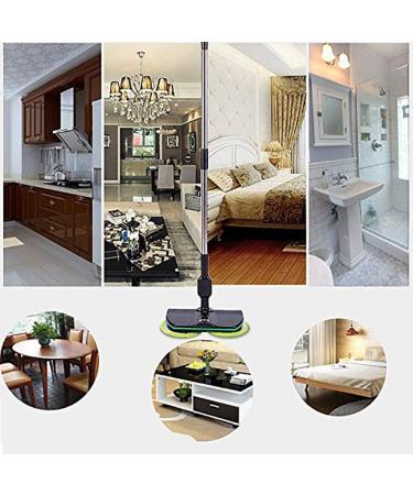 Electric Floor Cleaning Rotary Mop Hand Held Rotating Floor Polisher Living Room Bedroom Kitchen Carpet Tile Polishing Machine Portable Cleaning Mop Black - Buy Online on GoSupps.com