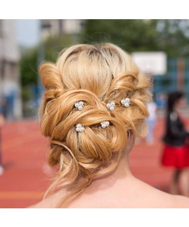 18 Pcs Pearl Hair Pins Bridal Wedding Accessories - Rose Gold - Buy Online on GoSupps.com