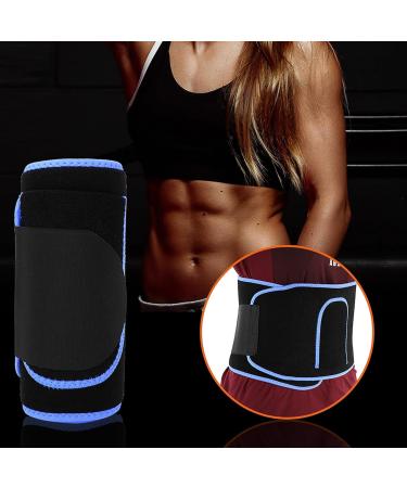 HERCHR Lumbar Support Belt for Back Pain Relief | Adjustable Back Brace for Work & Home | Unisex Comfort (Blue-M - Buy Online on GoSupps.com