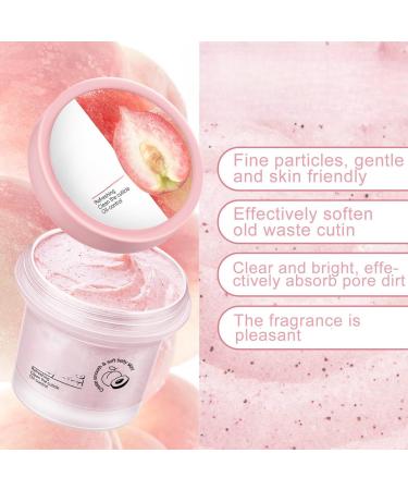 Peach Brightening Exfoliating Body Scrub Peach Smooth & Tight Body Scrub Peach Ice Cream Texture Body Treatment Scrub Deeply Exfoliates Scrub Organic Body Scrub for Body Face Hand & Foot - Buy Online on GoSupps.com