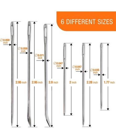 ZP Crafts Upholstery Repair Kit - 12 Heavy Duty Hand Sewing Needles - Buy Online on GoSupps.com