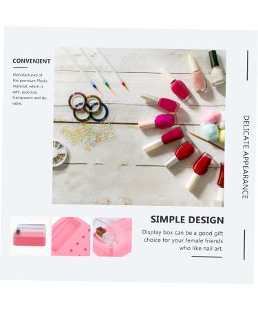 VINTORKY nail polish head box nail tech organizers and storage nail drill organizers nail grinding head holder nails drill bits nail supplies nail art salon goods plastic Accessories clean - Buy Online on GoSupps.com