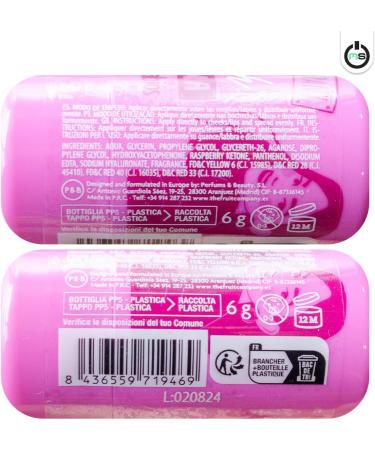 ms m vil shop The Fruit Company Gelatin for lips and cheeks with hyaluronic acid and vitamin B5 nourishes and hydrates the skin - Buy Online on GoSupps.com