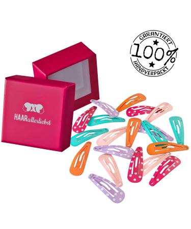 20 Pieces Hairlocks Hair Clips for Baby Girls - Colorful 3cm Mini Clips for Kids - Perfect Children's Hair Accessories - Buy Online on GoSupps.com
