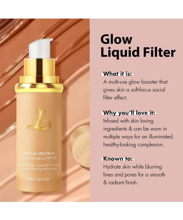  LYFDMHDP 4-in-1 Smart Foundation SPF 50+ 30s Color Adapting 24H Waterproof & Sweatproof Gym Makeup Lightweight Hydrating (Light Spectrum 30 ml) (1pc) - Buy Online on GoSupps.com