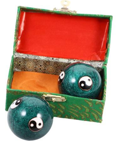 JECOMPRIS 4-Piece Health Massage Tools Set - Metal Handballs Baoding Balls & Stress Relief Devices for Adults - Buy Online on GoSupps.com