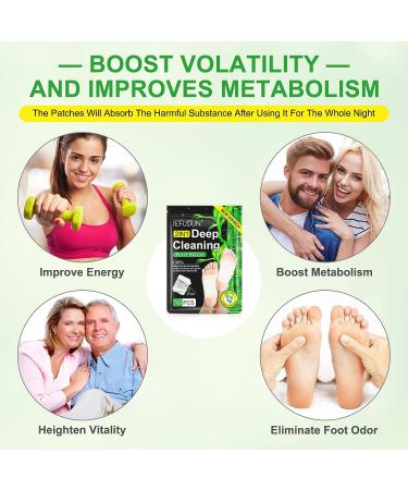 10PCS Foot Pads | Soothing Deep Cleansing Foot Patches for Body Care | Men and Women - Buy Online on GoSupps.com