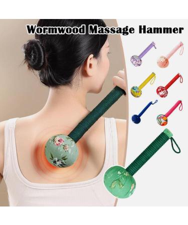 Buy 2-g Lymphatic Drainage Hammer Stick | Manual Massage Hammer for Muscle Relaxation | 26cm Wormwood Massage Tool - International Shipping Available - Buy Online on GoSupps.com