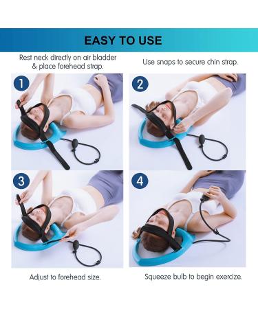 Posture Neck Exercising Cervical Spine Hydrator Pump - Relief for Stiffness and Neck Pain, Neck Curve Restorer - Buy Online on GoSupps.com