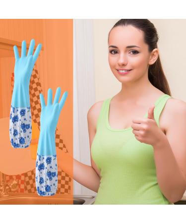 Eco-Friendly Reusable Aruicheng Household Gloves | Waterproof Cleaning & Dishwashing Gloves for Kitchen Bathroom & Laundry - Size L - Buy Online on GoSupps.com