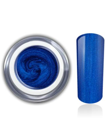 Color gel blue metallic Blue Uv Led nail gel Color UV gel RM Beautynails 1x 5ml (1 pack) 11-Blue