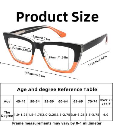 3 Pack Oversized Cat Eye Reading Glasses for Women - Stylish Blue Light Blocking Readers (1.5x Magnification) - Adjustable Temples & Sun Readers - Black/Brown & Clear/Black Options - Buy Online on GoSupps.com