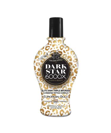 European Gold Dark Star 6000X Ultra Dark Tanning Lotion 12oz Elite Triple Bronze