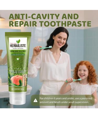 Hydroxyapatite Toothpaste with fluoride 100 g hydroxyapatite toothpaste white teeth whitening hydroxyapatite toothpaste effective supplement with minerals keeps teeth clean - Buy Online on GoSupps.com
