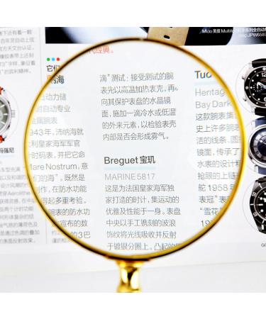 Uncles 6X Magnifying Glass Eye-Loupe Magnifier Portable Handheld Magnifying Lens for Gems Jewelry Coins Inspection Science 58mm - Buy Online on GoSupps.com