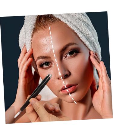minkissy Double-Ended Eyebrow Tweezers Facial Hair Trimmer Specialty Tools False Eyelash Pick Tool Eyebrow Grooming Tool Beauty Makeup Tool Eyebrow Repairing Tweezer - Buy Online on GoSupps.com
